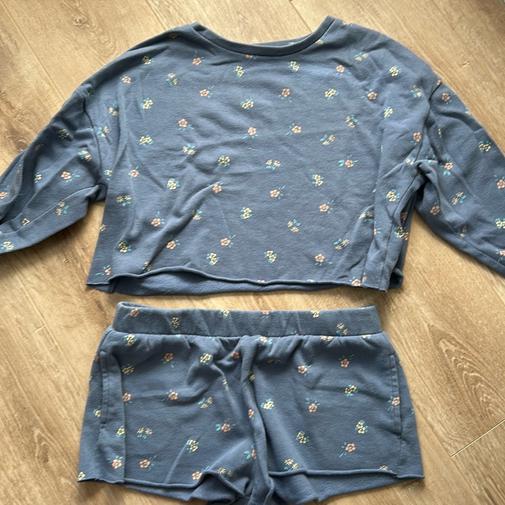 Cropped sweater and short set from target